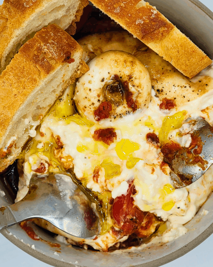 Burrata cheese and tomatoes