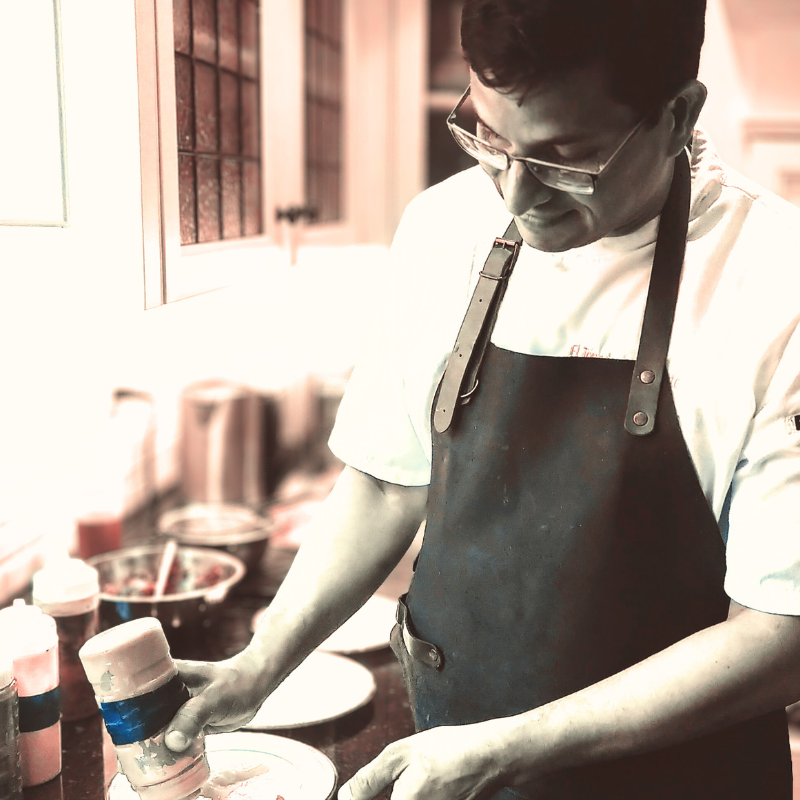 chef preparing food